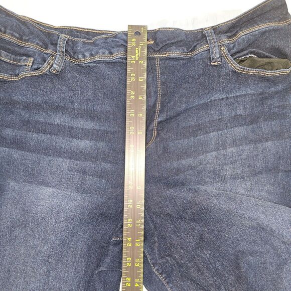 Ymi Womens Blue Distressed Jeans Size 20 - Picture 14 of 16